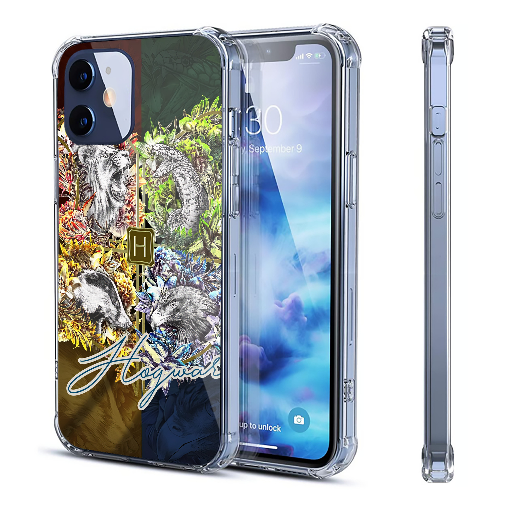 （画像用） Harry Potter ハリー・ポッターシリーズ 【iPhone 12シリーズ対応】透明スマホケース（クリアソフトケース）